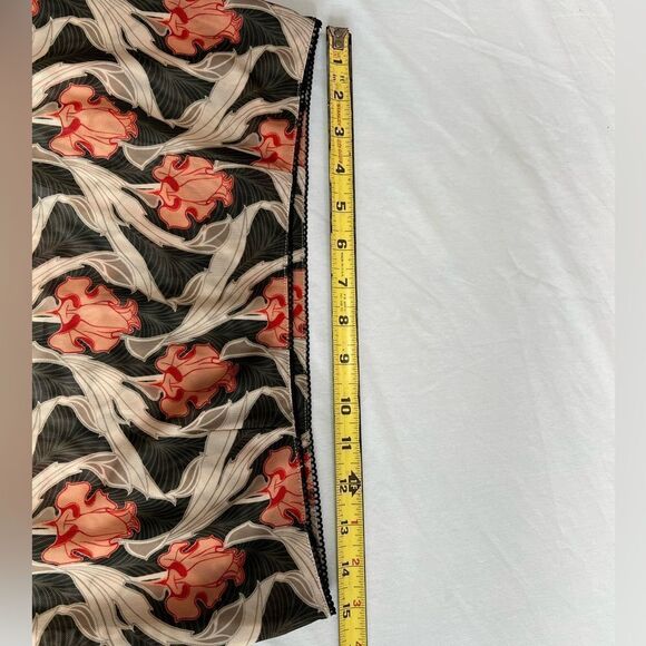 Miaou Moni Floral Mini Skirt Green New Size Medium - Picture 9 of 12